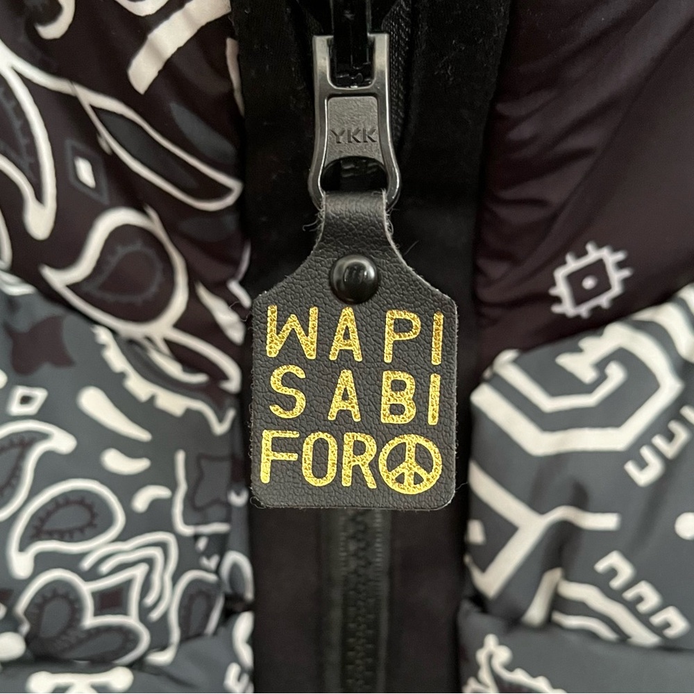 Kapital Bandana Paisley Print Reversible Nylon Keel Weaving Puffer Vest Size 1 - Picture 11 of 14